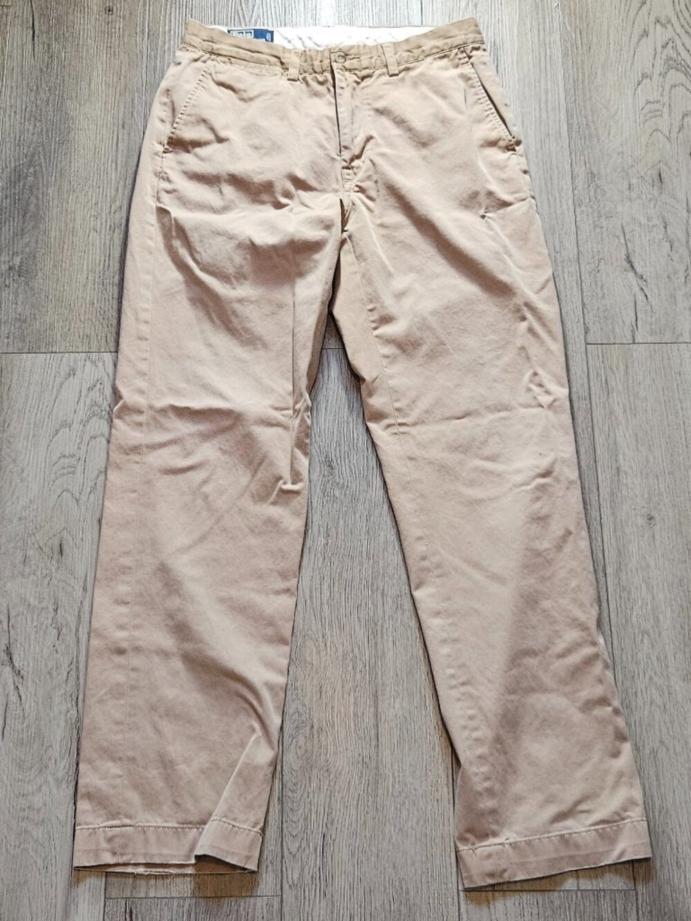 Vintage Polo by Ralph Lauren Smith Pants Formal Khaki Chino Trousers Size 32x34